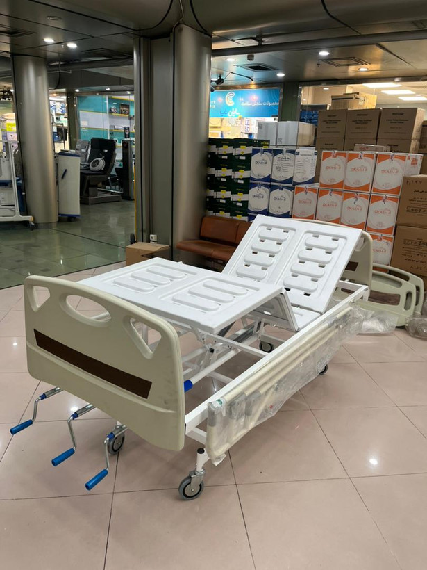 تخت مکانیکی سه هندل تنظیم ارتفاع دار