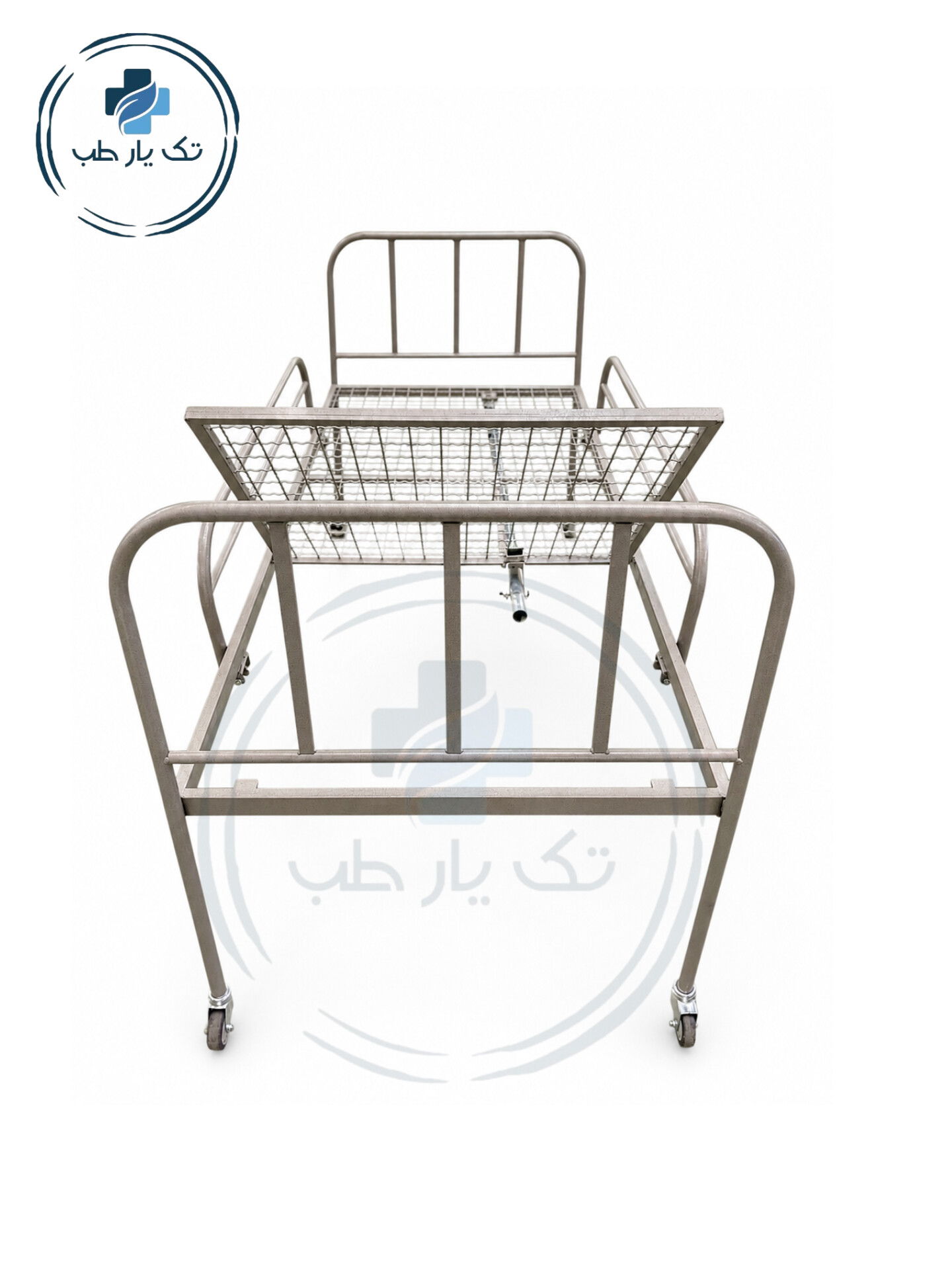 تخت تک شکن بیمارستانی، تقویت شده و مقاوم با دوام بالا