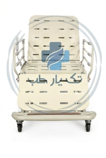 تخت برقی بیمار صندلی شو بدساید آکاردئونی چهار موتوره با تنظیم ارتفاع
